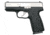 Kahr CW45 Pistol, .45 ACP, 3.64in barrel, black polymer frame, integrated polymer grip, recoil operated semi-automatic, white bar-dot combat, 6 round magazine, KA-CW45-45-3.64-1-FRRMPG