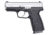 Kahr P45 Pistol, .45 ACP, 3.54in barrel, black polymer frame, textured polymer grip, recoil operated semi-automatic, white bar-dot combat, 6 round magazine, KA-P45-45-3.54-1-FRRMPG