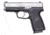 Kahr P9 Pistol, 9mm Luger, 3.56in barrel, black polymer frame, textured polymer grip, recoil operated semi-automatic, white bar-dot combat, 7 round magazine, KA-P9-9MM-3.56-1-FRRMPG