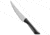 kai housewares Luna Multi-Utility Kitchen Knife, 6.00in, Stainless Steel, Trailing Point Blade, Polymer, Black/Gray Handle, Black/Gray/Silver, 11.375 inch, BHQ-50042