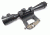 Kalinka Optics KOM 10x42 Illuminated LD Reticle Rifle Scope, Side Parallax, 65mm Universal AK and SVD Mount, Black, GSKOM1042LD65