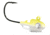 Kalins Fishing Kalin Google Eye Swimbait Jig, 1/8oz, Chartreuse/Shad, 2 Pack, GSJ-18CS