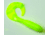 Kalins Fishing Kalin Lunker Grub, 3in, Chartreuse Pearl, 10/Pack, 3G10-545