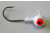 Kalins Fishing Kalin Roundhead Jig, 1/16oz, Size 4 Hook, White, 10/Pack, RH16-5