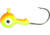 Kalins Fishing Kalin Roundhead Jig, 3/8oz, 2/0 Hook, Chartreuse/Orange, 8/Pack, RH38-1