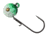 Kalins Fishing Sling Blade Jig 1/4oz, Green Ripper, SB14-GR