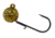 Kalins Fishing Sling Blade Jig 1/8oz, Hammered Gold, SB18-HG
