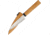Kanetsune Fruit Knife ST-100 Kitchen Knives, 7.63in Overall, 3.63in 420J2 SS Blade, Wild Cherry Wooden Handle And Sheath With Black Thumb Notch, KC-075