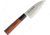 Kanetsune Ko-Deba Knife, 8.5in, Plywood handle, DSR-1K6 HC SS blade Kitchen Knives, 8.5in Overall, 4in Hammered Dsr-1K6 Hc SS Blade, Plywood Handle With Black Plastic Bolster, KC-956