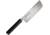 Kanetsune Nakiri Kitchen Knives, 12in Overall, 7in Blade, Red Sandalwood Handle, Blade Features Blue Steel #2 Core With 11 Layer Damascus, Black Plywood Bolster, Red, KC-463