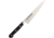 Kanetsune Petty Knife, 6 blue steel blade, Black smooth wood handle, KC-124