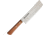 Kanetsune Usubagata Kitchen Knives, 11.25in Overall, 6.5in Satin Blade, Blade Features Takefu-Shiro-2 High Carbon Steel Core, Sandwiched Between Sus410 SS Steel, Red Plywood Handle, KC-351