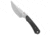 Kansept Knives Flank Fixed Blade Knife, 3.62in, D2, Drop Point Blade, G-10, Black/Red Handle, Black/Red/Gray, 7.25 inch, BHQ-223422