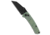 Kansept Knives Kansept Knives Main Street Crossbar Lock Knife Jade G-10 3.4" Black SW, Jade, 154CM, adult, BHQ-194651