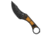 Kansept Knives Niko Fixed Blade Knife, 3.54in, D2, Clip Point Blade, Yellow Handle, Yellow/Black, 7.30 inch, BHQ-223428