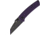 Kansept Knives Little Main Street Purple G10 Folding Knife, 2.25 black stonewash finish 154CM stainless blade, Purple G10 handle, T2015A6