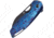Kansept Knives Model 6 Timascus Folding Knife, 4.38in Closed, 3.25in Black Stonewash CPM S35VN SS Blade, Black Stonewash Titanium Handle w/ Timascus Onlay, Nylon Pouch, K1022B4