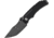 Kansept Knives Pelican EDC Framelock Folding Knife, Black, Black finish titanium handle, K1018A2