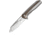 Kansept Knives Shard Framelock Bronze Folding Knife, 3.5 satin finish CPM S35VN stainless blade, Gray and bronze titanium handle, K1006A2