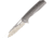 Kansept Knives Shard Framelock Folding Knife, Gray, Gray titanium handle, K1006A