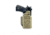 Kaos Concealment Holsters Fusion Torch M&amp;P 9/40 Fire Torch Holster, Surefire X300, FDE, Small, KL2-MPFIREX300-FDE-RL