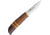 Karesuando Sudja Fixed Blade Knife, 7.88in Overall, 3.25in 12C27 Sandvik SS Blade, Oiled Birch And Walnut Handle, Brown Leather Belt Sheath, Boxed With Hanging Tab, 4035