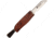 Karesuando Zwampe Mushroom Knife Brown, 2.75 satin finish 5Cr13MoV stainless sheepsfoot b, Oiled curly Birch handle, 3701-20