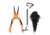 Kast King Gila Aluminum Straight Nose Plier, Burnt Orange, 7.5in, KKTATLSPLR8SALGIBTO