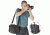 Kata DL LITE Shoulder Bag 445, Black - Pro DSLR w/ Mounted Lens and 3-5 Lenses, Flash, Accessories