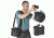 Kata DL LITE Shoulder Bag 441, Black - Pro DSLR w/ Mounted Lens and 2-3 Lenses, Flash, Accessories