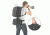 Kata HandsFree-493 DL Waist Pack - Black for DSLR w/ 2 Midrange Lenses