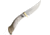Ken Richardson Knives Fixed Blade Hunter Fixed Blade Knife, 4in, Standard Edge, Horn Handle KRK1405C