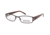 Kenneth Cole KC0748 Eyeglass Frames - Shiny Dark Brown Frame Color