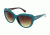 Kenneth Cole KC2721 Sunglasses - Turquise Frame Color, Gradient Brown Lens Color