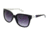 Kenneth Cole KC2729 Sunglasses - Shiny Black Frame Color, Gradient Smoke Lens Color