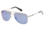 Kenneth Cole KC7153 Sunglasses - Shiny Light Nickeltin Frame Color, Smoke Mirror Lens Color