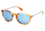 Kenneth Cole KC7202 Sunglasses - Blonde Havana Frame Color, Blue Mirror Lens Color