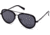 Kenneth Cole KC7222 Eyewear - Unisex - Sunglasses - Shiny Black Frame Color, Smoke Lens Color