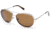 Kenneth Cole KC7223 Sunglasses - Matte Light Nickel Tin Frame Color, Brown Polarized Lens Color
