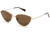 Kenneth Cole KC7235 Sunglasses - Shiny Rose Gold Frame Color, Brown Polarized Lens Color