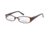Kenneth Cole New York KC0165 Eyeglass Frames - Matte Dark Brown Frame Color