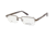 Kenneth Cole Reaction KC0718 Eyeglass Frames - Shiny Dark Brown Frame Color