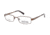 Kenneth Cole Reaction KC0737 Eyeglass Frames - Shiny Dark Brown Frame Color