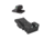 Kensight Bomar BMCS Adjustable Target 1911 Rear Night Sight Set w/Square Blade, Black, 960-096