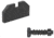 Kensight Serrated Belveled Replacement Pistol Sight Blade w/ Windage Asembly
