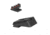 Kensight Kimber Serrated Blade Flat Sight Set, Black, 930-221