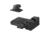 Kensight LPA TRT Rounded Blade Contoured Tritium Adjustable Rear Night Sight, Black, 970-253