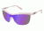 Kenzo 3180 Sunglasses - Frame LTPINK/GOLD, Lens Color Golden Purple Mirror KZ318003