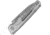Kershaw Launch 11 Automatic Folding Knife, 3.88in Closed, 2.75in Stonewash CPM 154 Drop Point Plain Blade, Raw Aluminum Handle, 7550RAW