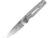 Kershaw Auto Launch 11 Button Lock Automatic Folding Knife, 2.75in, CPM 154 Stainless, Stonewash Finish, Drop Point Blade, Raw Aluminum Handle, KS7550RAW